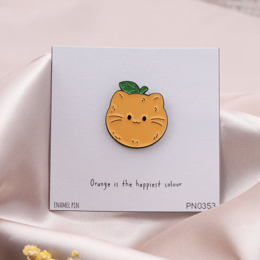 PN0353 ORANGE IS THE HAPPIEST COLOUR - Cat Orange