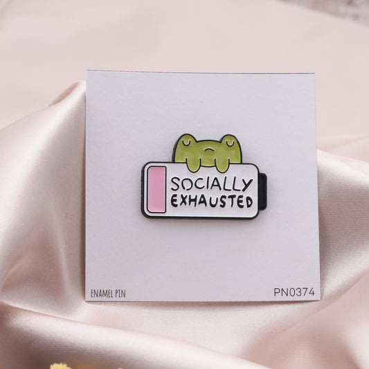 PN0374 SOCIALLY EXHAUSTED FROG