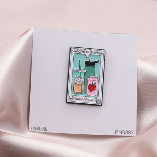 PN0387 THREE OF CUPS CARD