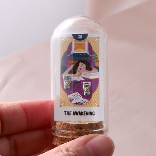 TT71013 AWAKENING  Travel Coffee Cup earrings