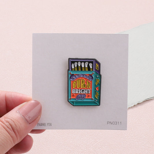 PN0411 Burn bright match box
