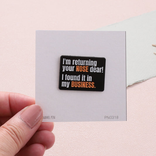 PN0418 Return your nose