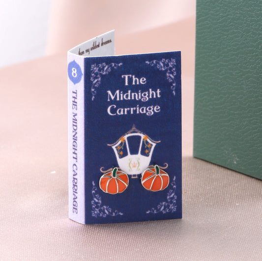 TT8008 THE MIDNIGHT CARRIAGE Pumpkin Earrings