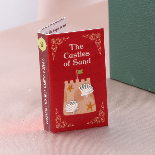 TT8009 THE CASTLE OF SAND Seashell earrings