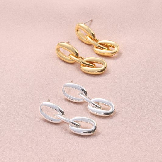 CJE012/027 Chunky chain earrings