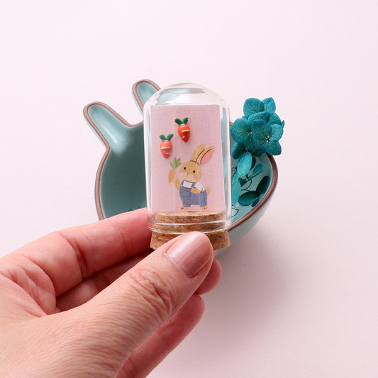 ESTT509 Easter Enamel carrot earrings