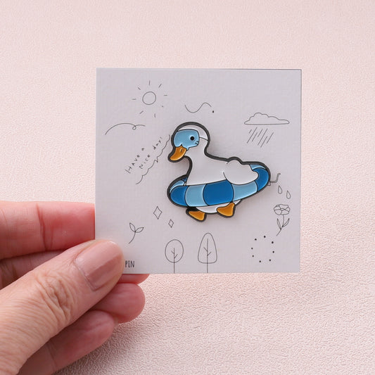 PN0293 Duck with safety ring and goggles