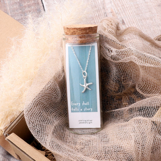 NT1019 Starfish Silver necklace