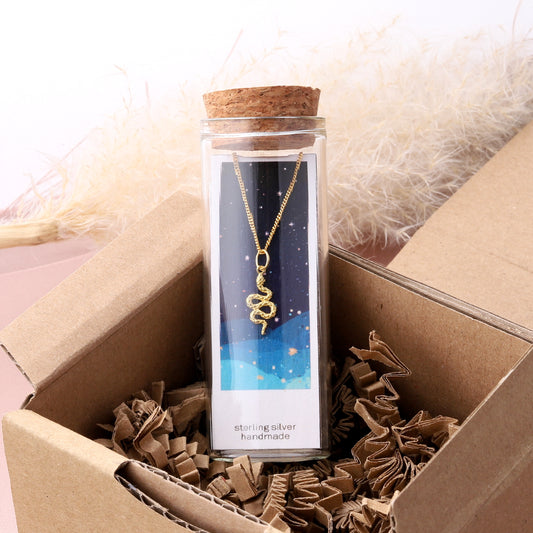 NT3018 Snake Necklace Gold