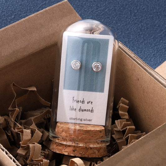 TT60019/ TT60020  Friends are diamonds earrings