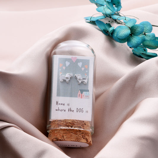 TT61087 Home is where the DOG is earrings TT63016