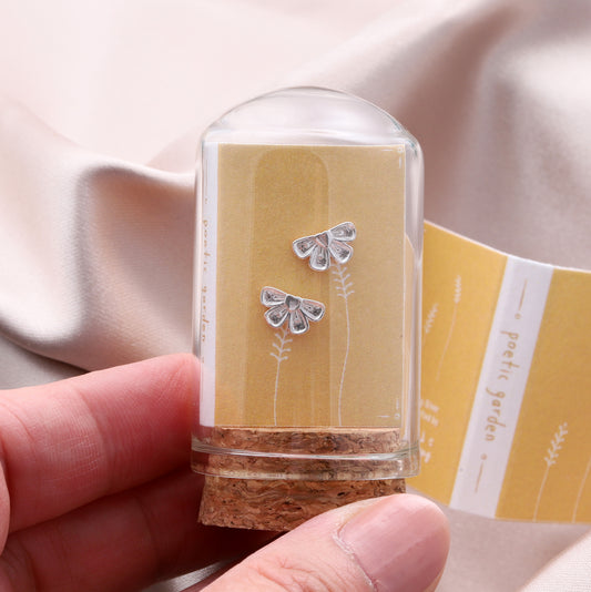 TT55023 RIBBON Flower earrings