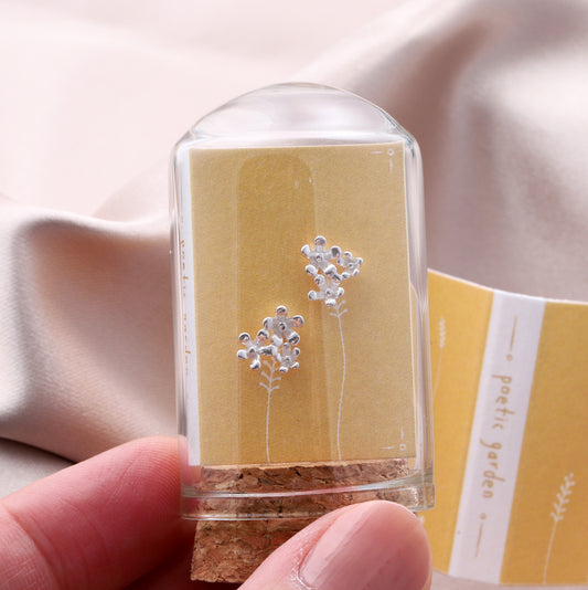 TT55039 Hydrangea flower earrings