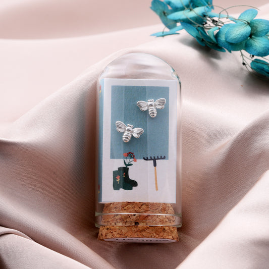 TT61103  'British Life' Bee earrings  S/G TT53023