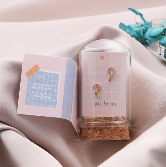 TT57036 LITTLE NOTE Lollipop earrings GOLD