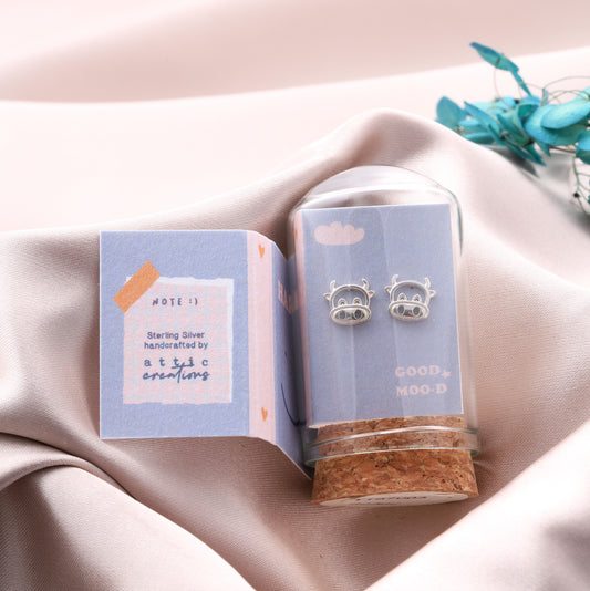 TT57003 LITTLE NOTE Cow earrings