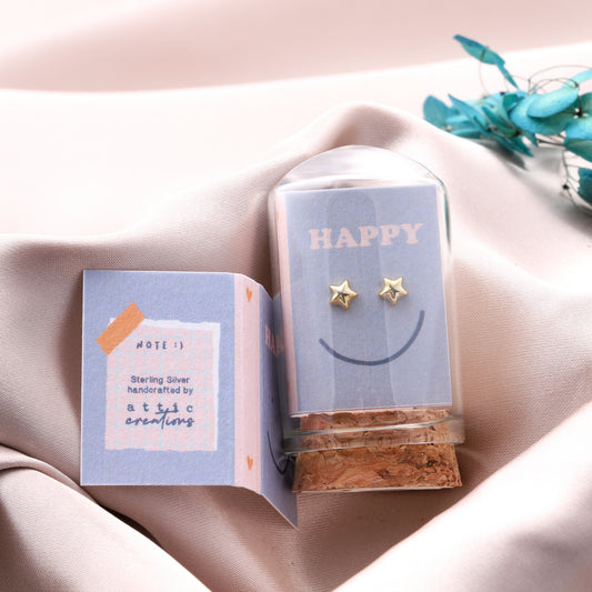 TT57048 LITTLE NOTE HAPPY little star GOLD