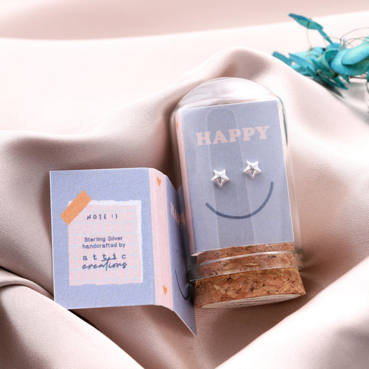 TT57047 LITTLE NOTE HAPPY little star SILVER