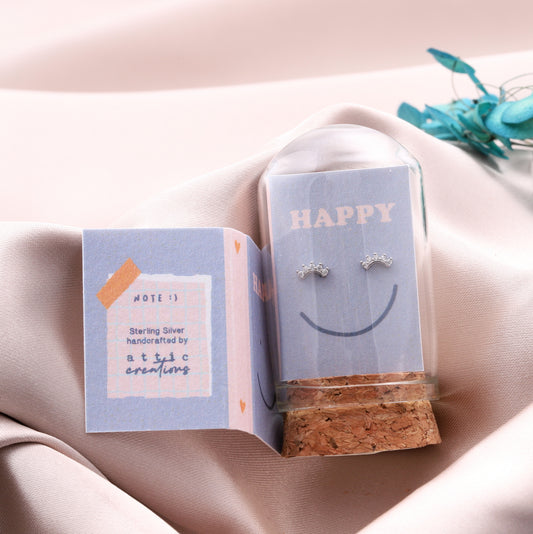 TT57046 LITTLE NOTE Happy Eye Lash earrings