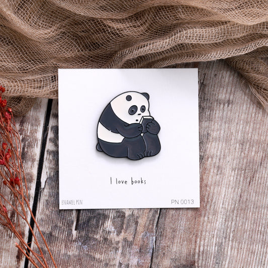 PN0013 'I Love Book' Enamel Pin