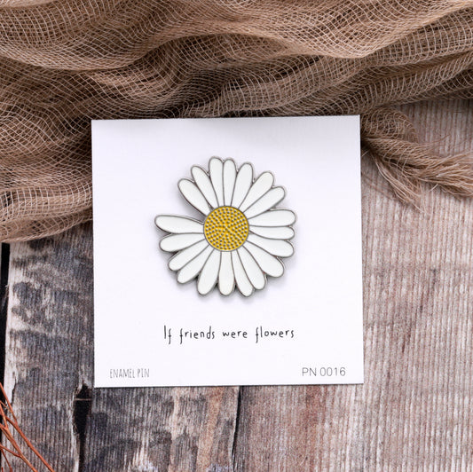 PN0016 If Friends Were Flowers Enamel Pin