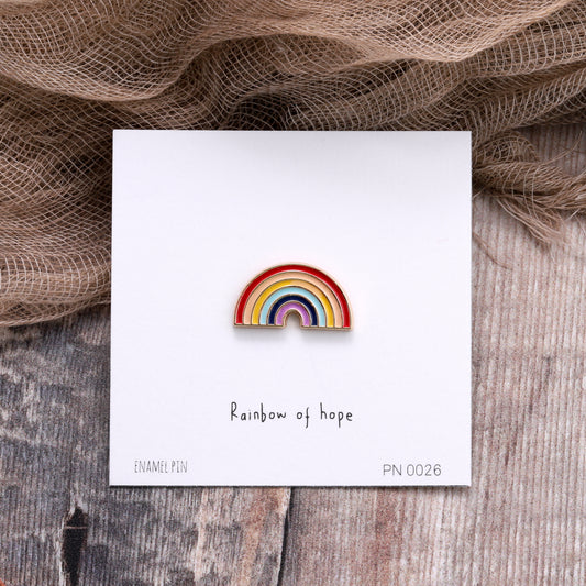 PN0026 Rainbow of Hope Enamel Pin