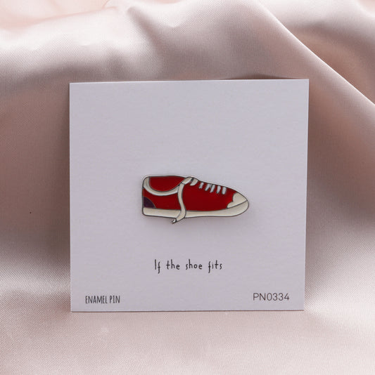PN0334 RED TRAINERS- if the shoe fits