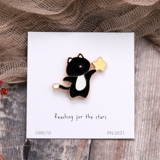 PN0031 Reaching For The Stars Enamel Pin
