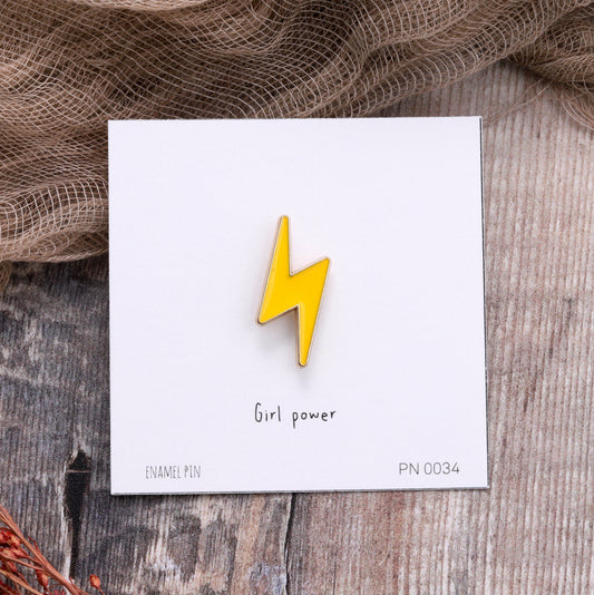 PN0034 Girl Power Enamel Pin
