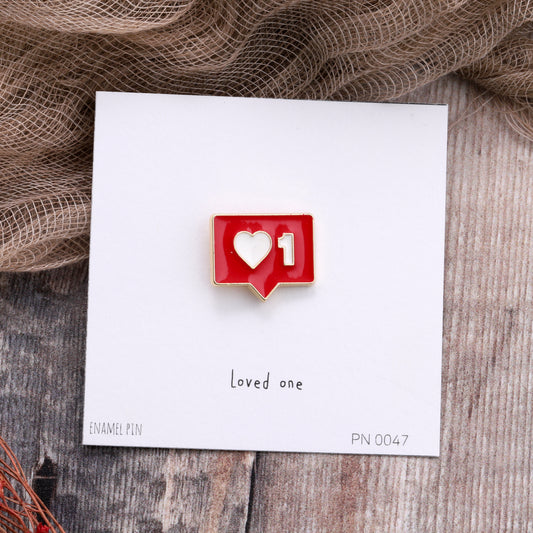 PN0047 Loved One Enamel Pin
