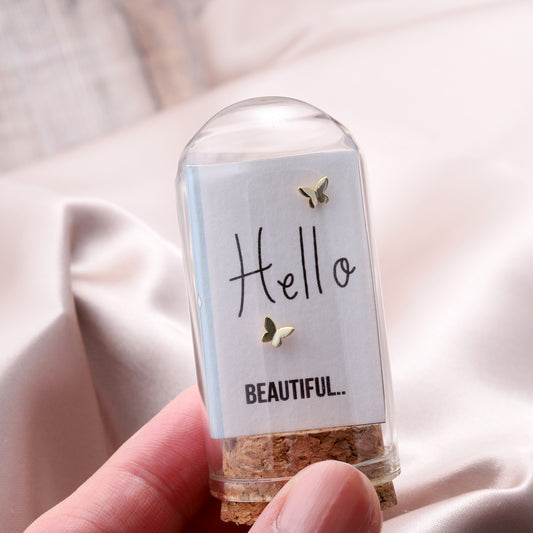 TT65057/TT65058 Small butterfly earrings HELLO BEAUTIFUL