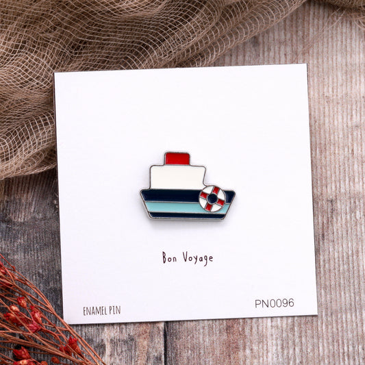 PN0096 Bon Voyage Enamel Pin