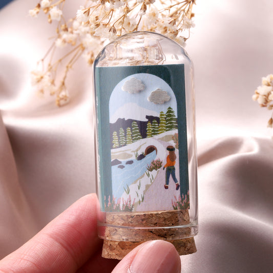 TT73004 'Mountain Bridge' Silver Cloud Earrings TT74001