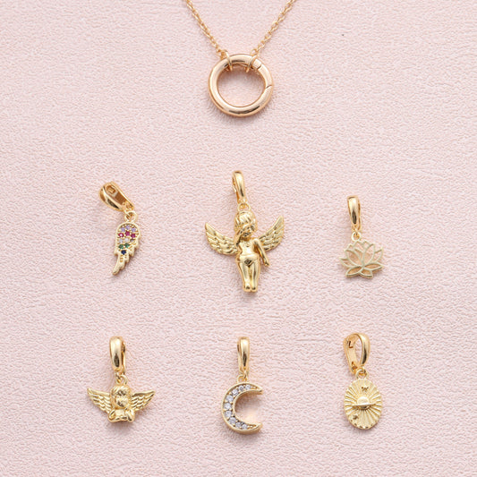 charm 10 - sterling silver-NuNu jewellery