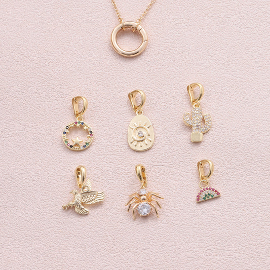 charm 14 - sterling silver-NuNu jewellery