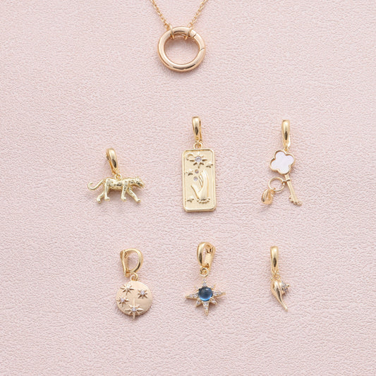 charm 17 - sterling silver-NuNu jewellery