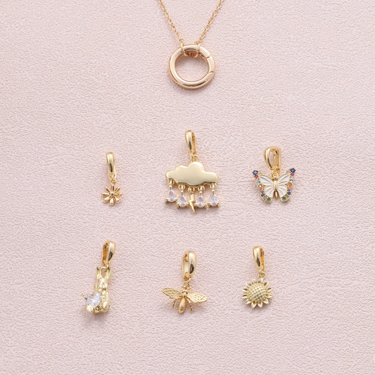 charm 19 - sterling silver-NuNu jewellery