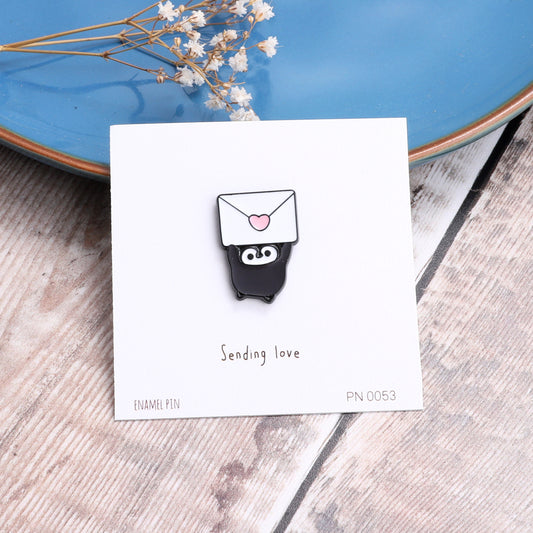 PN0053 Sending love Enamel Pin