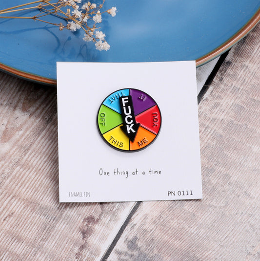 PN0111 One thing at a time Enamel Pin