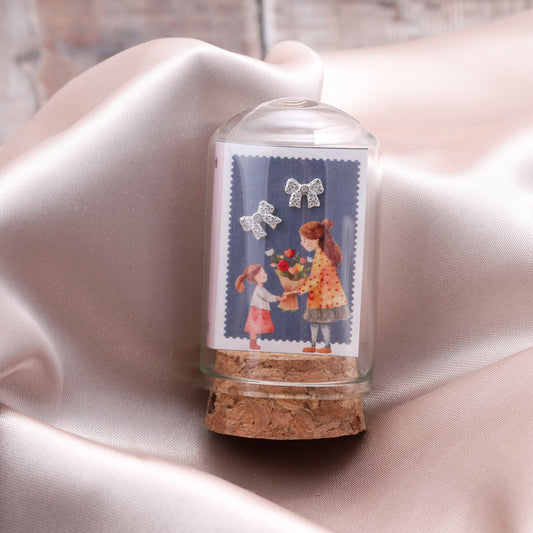 TT52053 Crystal bow earrings