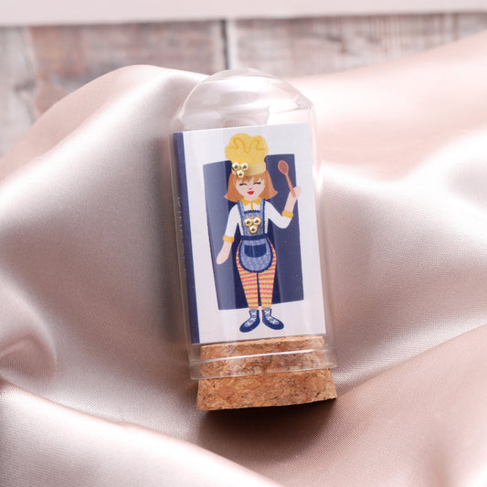 TT72018 KINFOLK Yellow Baker Trio beads cluster earrings