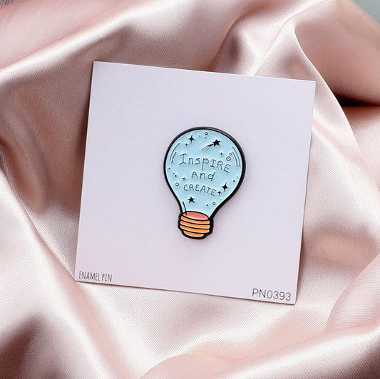 PN0393 Inspire and create Enamel pin