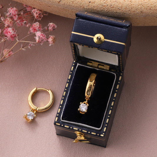 CJE022 Single crystal hanging hoops