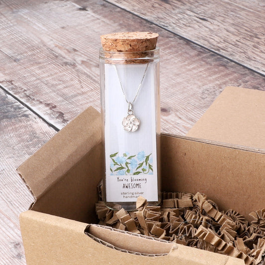 NT2003 You're Blooming Awesome Cherry Blossom Necklace