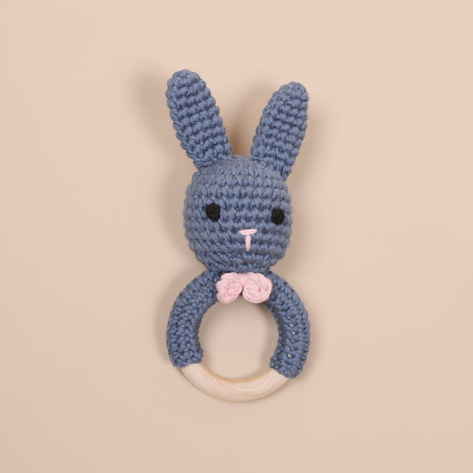 Handmade Bunny Rattle Shadow
