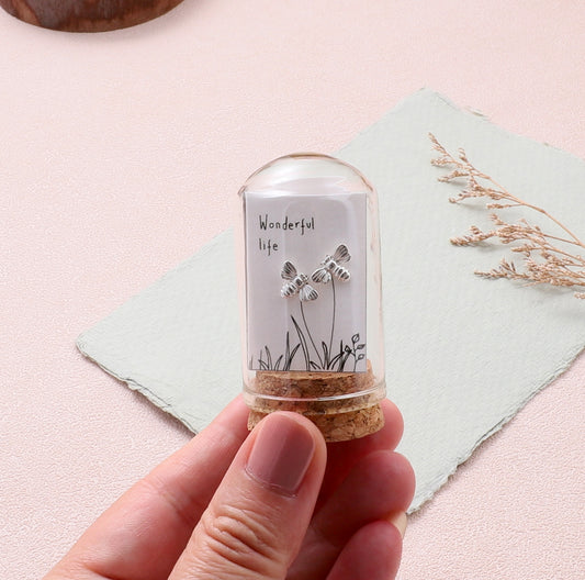 TT51071 'Wonderful life' bee earrings S/G
