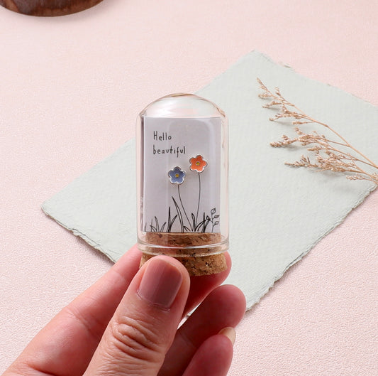TT51028 Hello beautiful flower earrings