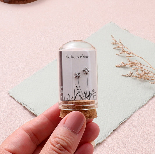 TT51185  HELLO SUNSHINE Sweet little pearl flower earrings