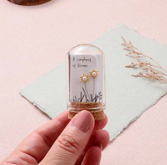 TT51198 A SYMPHONY OF BLOOMS Congratulations Firework Earrings