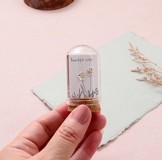 TT51236 BEAUTIFUL SISTER blossom flower Earrings
